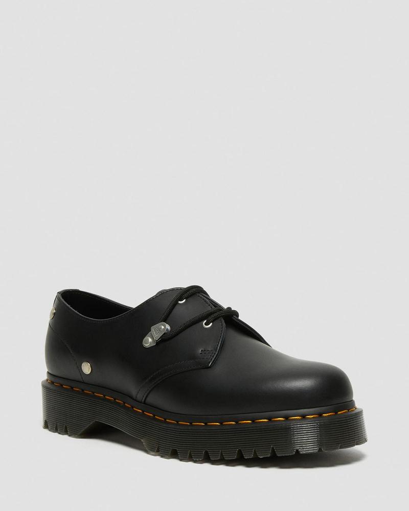 Dr Martens 1461 Bex Stud Leren Oxford Schoenen Heren Zwart | NL 226XYU